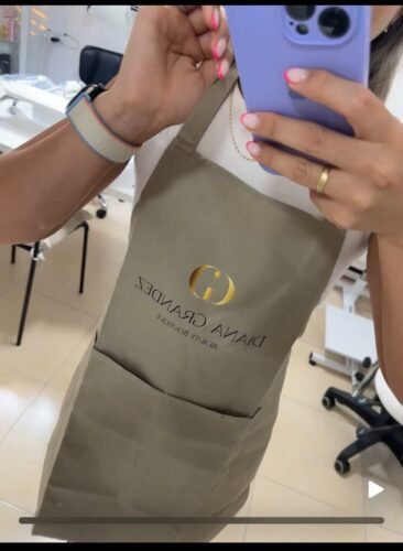 YSXMART Apron Unisex Adult Apron- Heavy Duty Cotton Kitchen Aprons for Cooking, Grilling, Baking - Adjustable Neck & Waist Ties (Black/Striped/Custom) "Professional Chef Apron - 100% Cotton Extra Long Bib Apron for Restaurants, BBQ, Baristas - Waterproof & Stain Resistant (Multiple Colors/Logo Printing) photo review