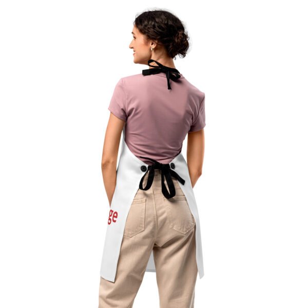 YSXMART Apron Unisex Adult Apron- Heavy Duty Cotton Kitchen Aprons for Cooking, Grilling, Baking - Adjustable Neck & Waist Ties (Black/Striped/Custom) "Professional Chef Apron - 100% Cotton Extra Long Bib Apron for Restaurants, BBQ, Baristas - Waterproof & Stain Resistant (Multiple Colors/Logo Printing) - Image 2