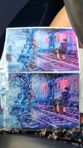 Jigsaw puzzle with tin photo review