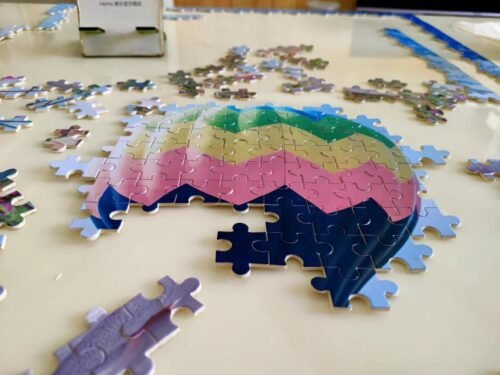 Jigsaw puzzle with tin photo review