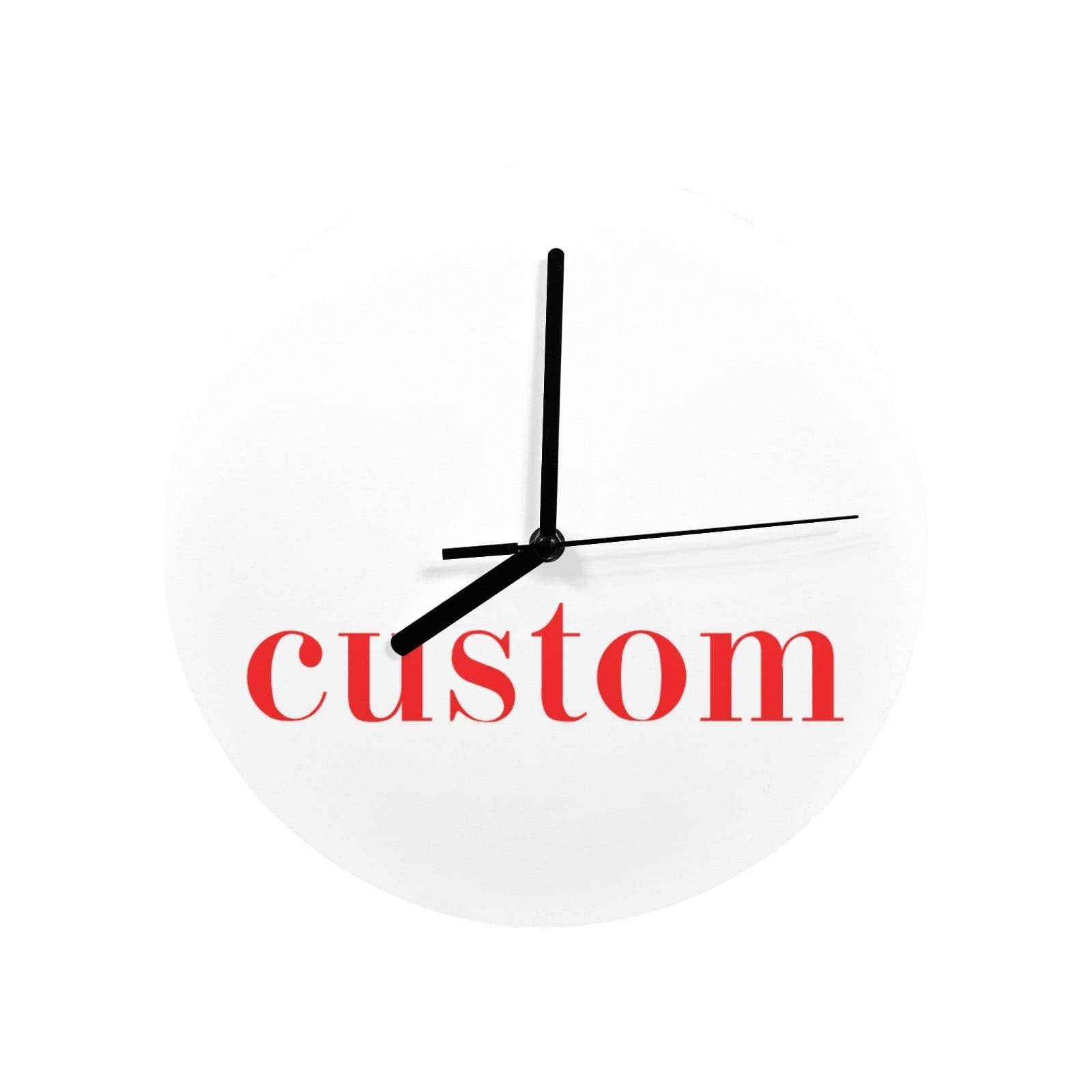 Custom Wall Clock with Picture, mom gift Personalized Name Clock, Home Decoration Clock, Pet Memorial & Customization,Couples & Romance,Picture Clock, Housewarming Gift, Custom Text Clock Gift Gift for Dad USA YSXMART for Living Room, Kitchen, and Office - Image 3