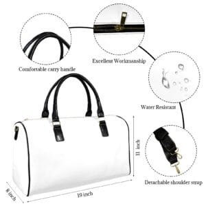 c Leather Travel Bag-Small (Short Patch)