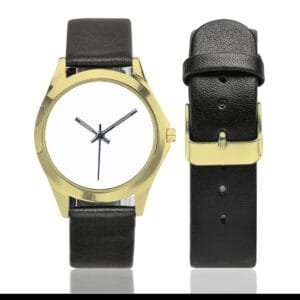 YSXMART POD Unisex Round Metal Watch (Model 216)