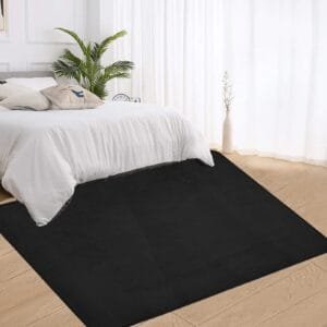 YSXMART POD OEMc Area Rug with Black Binding 5'3''x4'
