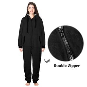 YSXMART POD OEM Unisex Zipper One-PieYSXMART POD OEMe Pajamas??Sets 23??