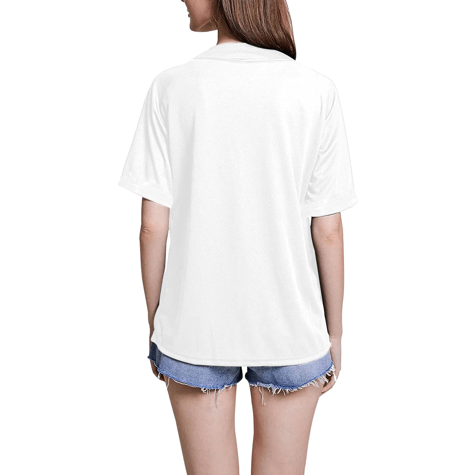 China factory YSXMart  c Women's All Over Print Baseball Jersey(ModelT50)