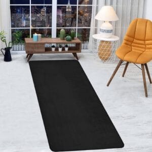 YSXMART POD OEMc Area Rug with Black Binding 7'x5'