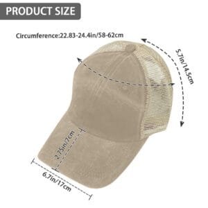 水洗网帽 US03Washed Trucker Cap（75006)(TEMU)