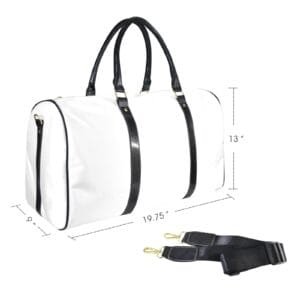 c Large Capacity Travel Bag-Large (Black Long Patch)