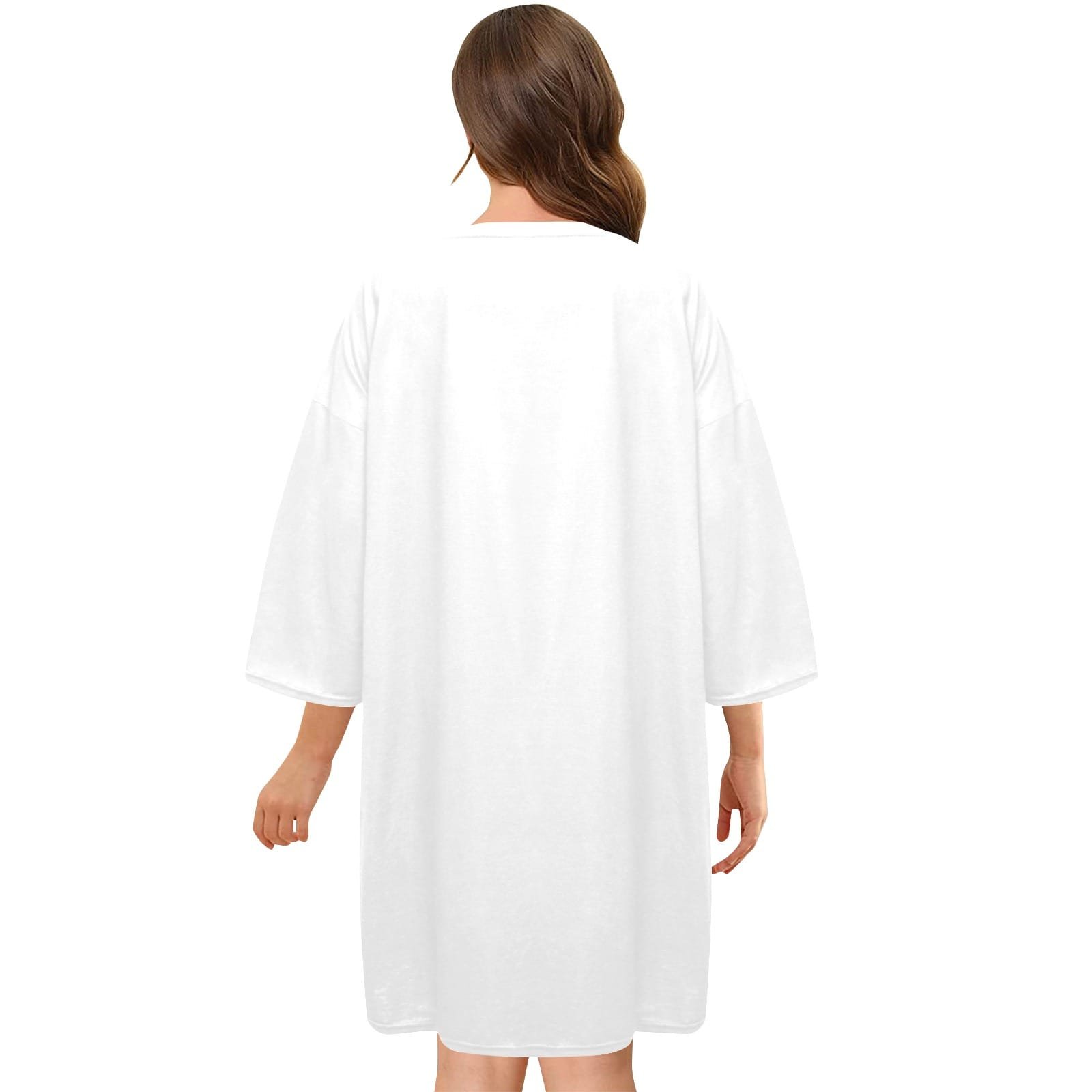 Low MOQ POD YSXMart c Women's Oversized Sleep Tee (T74)