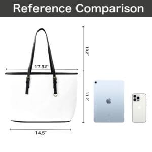 c Leather Tote Bag-Large (Front&Back Printing)