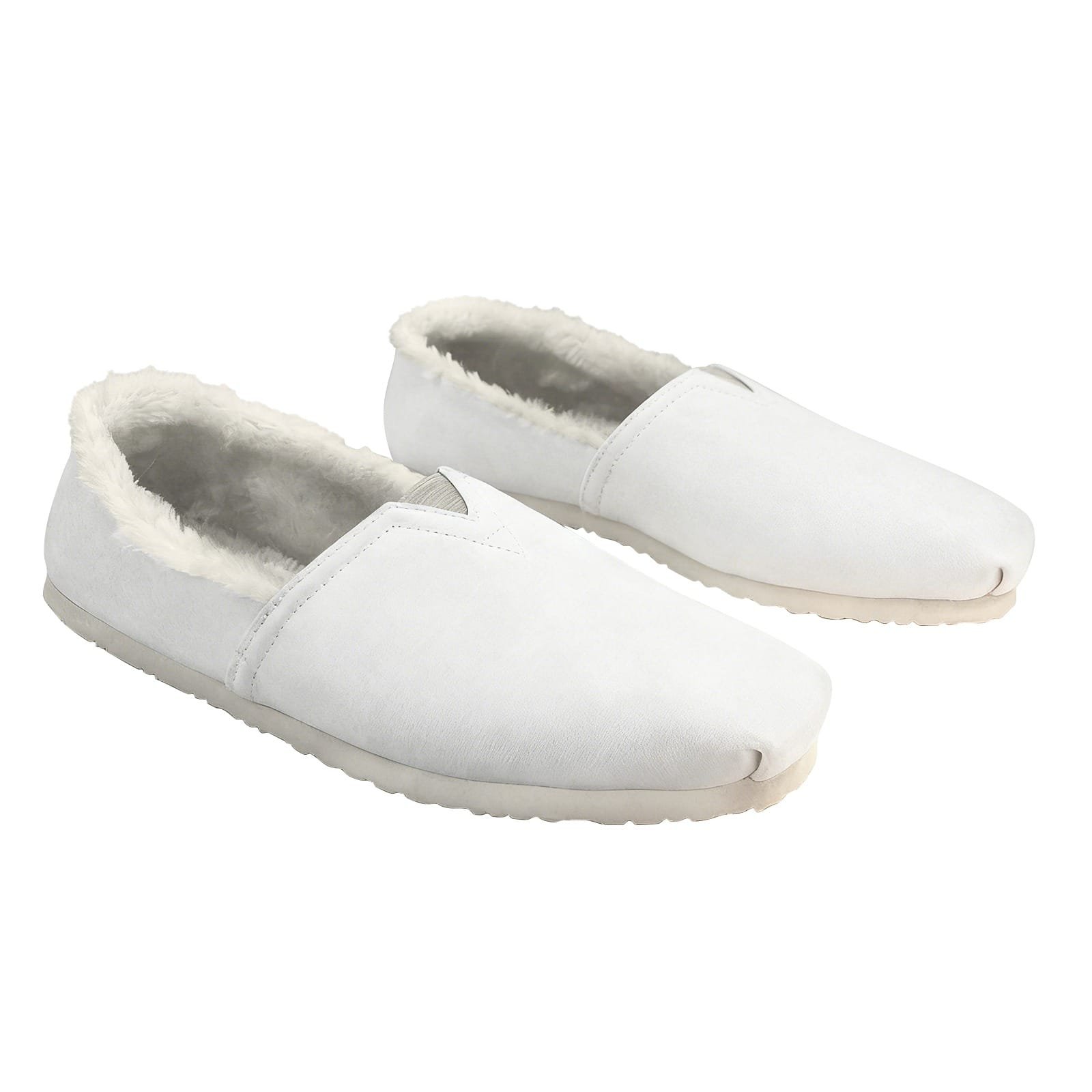 c Men's Fleece-Lined Canvas Slip-On(12061)