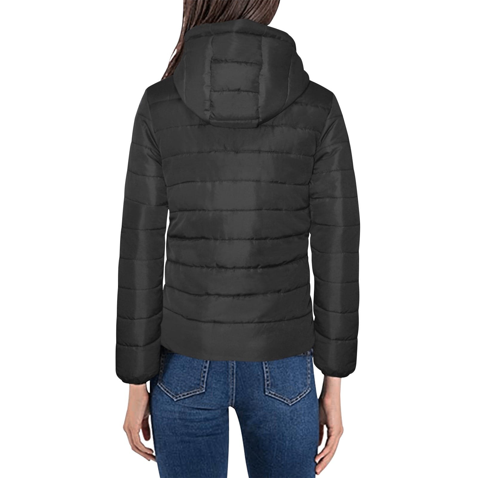 YSXMART POD OEMc Women's Padded Hooded Jacket (H46)