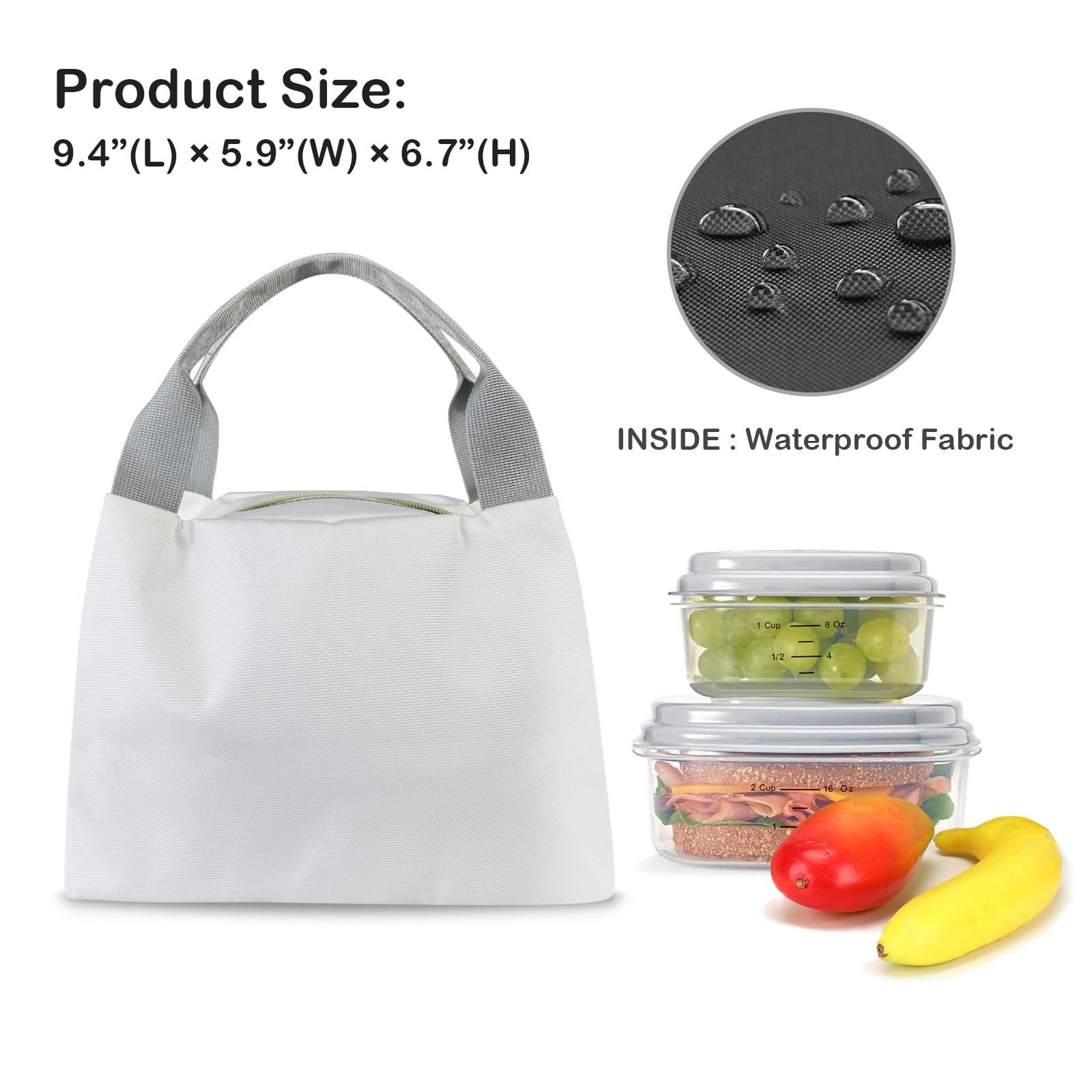 c Portable Storage Bag-Grey Handle (1742)