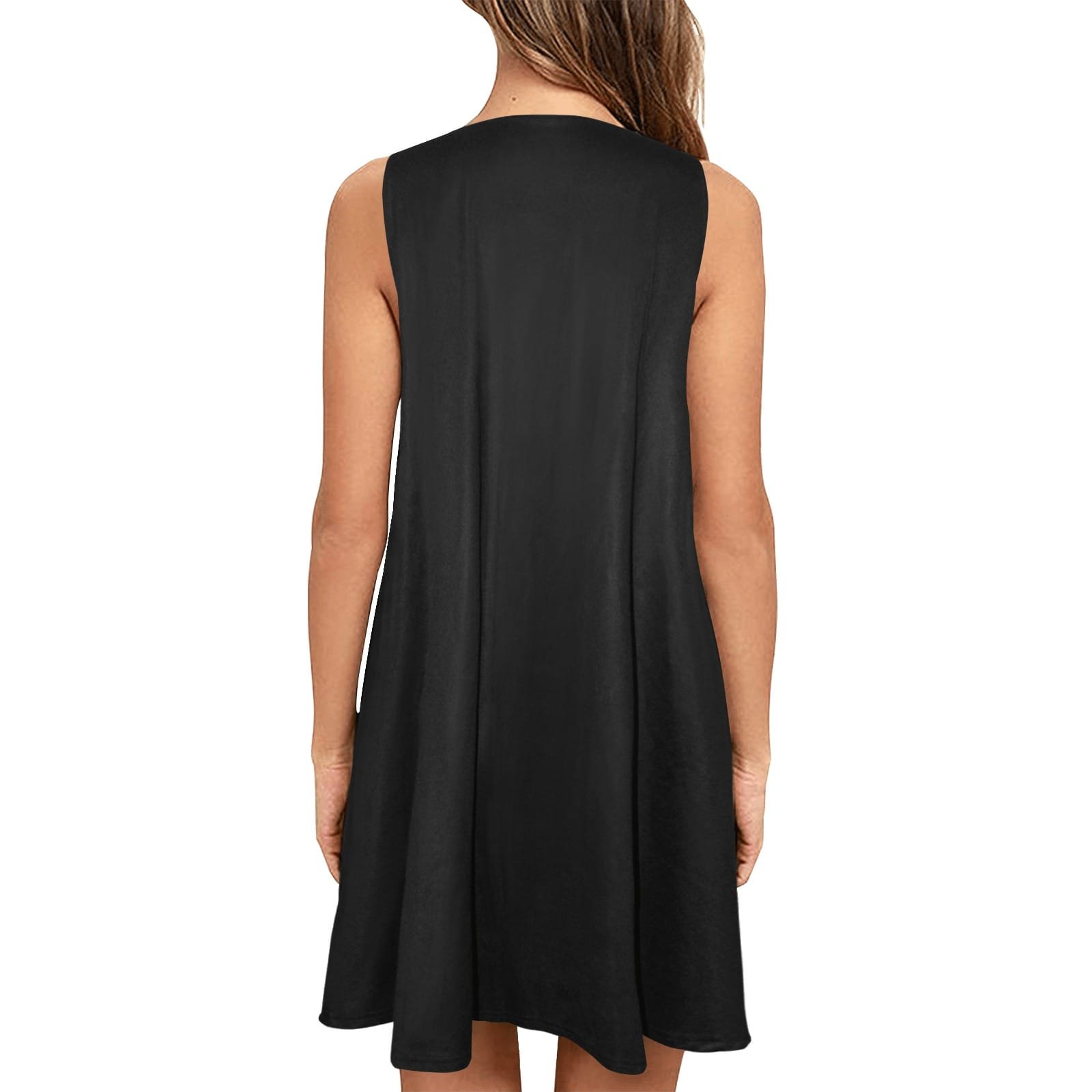 YSXMart sourcing platform c Sleeveless A-Line Pocket Dress (D57)