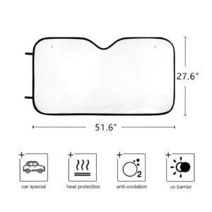 low MOQ custom supplier YSXMart  c Auto Sun Shade 57.6" x 27.6"