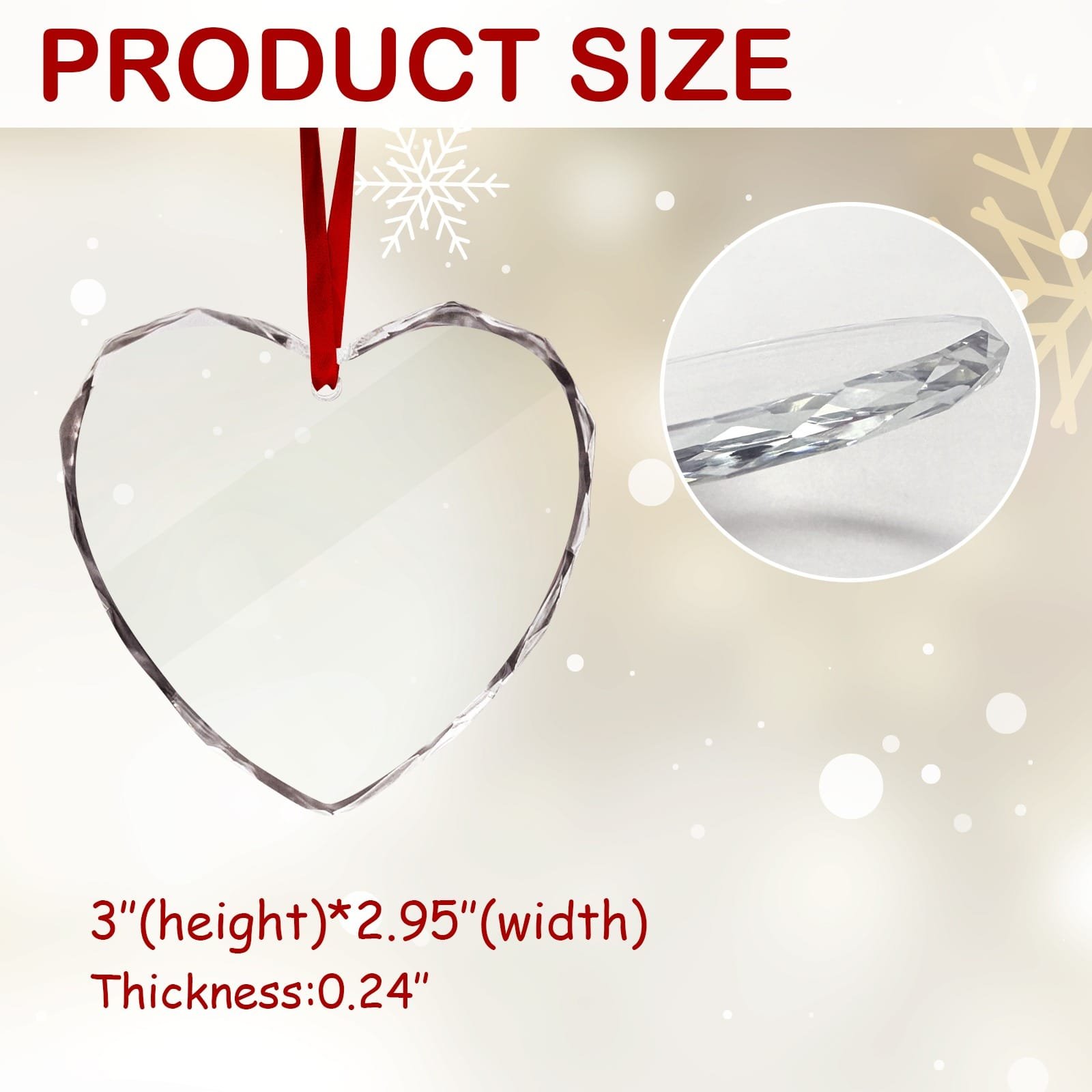 YSXMart Dropshipping Supplier POD Sunflower-Shaped Crystal Glass Ornament