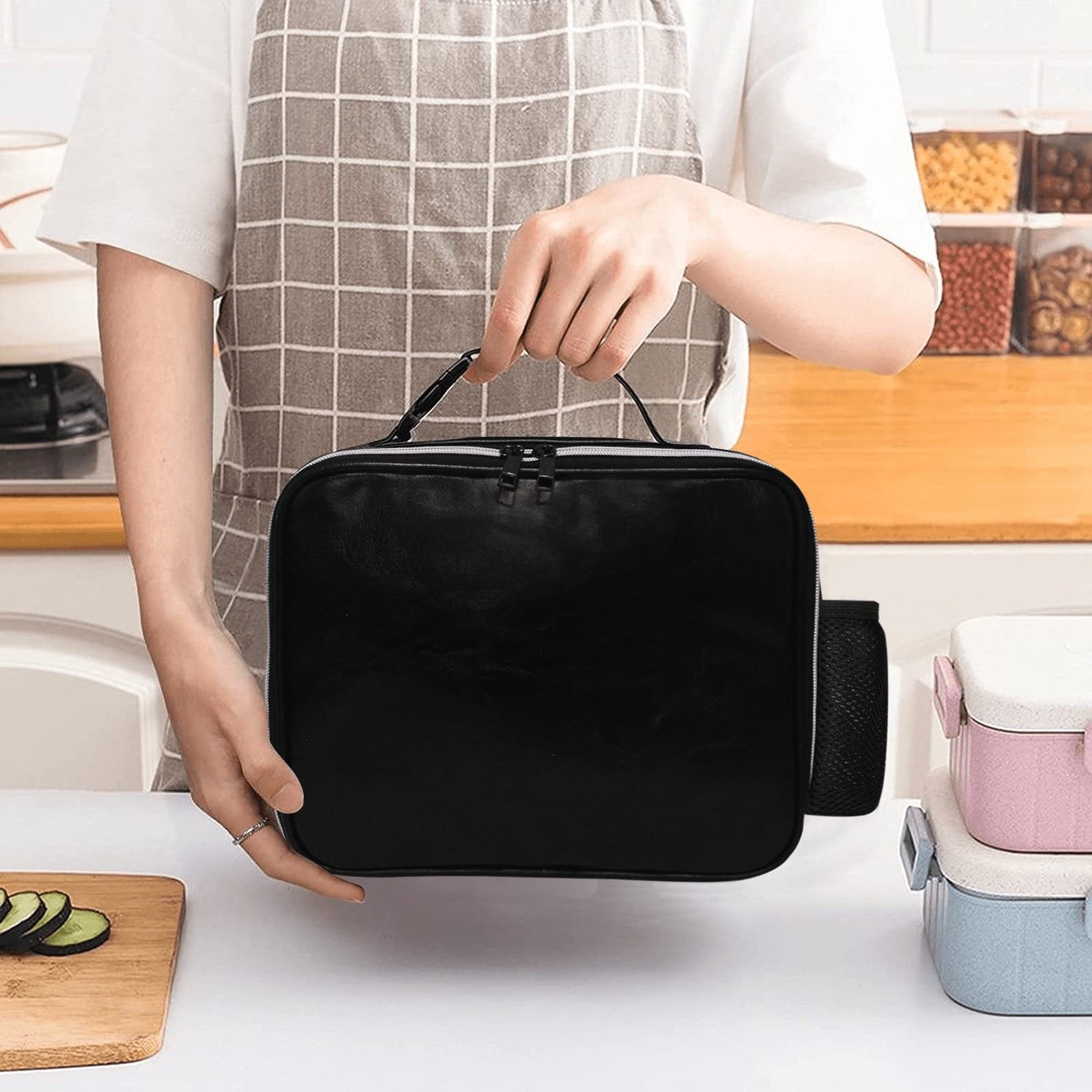 YSXMart sourcing platform PU Leather Lunch Bag