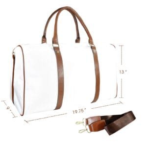 YSXMART POD OEM Large YSXMART POD OEMapaYSXMART POD OEMity Travel Bag-Large (Brown Long PatYSXMART POD OEMh)